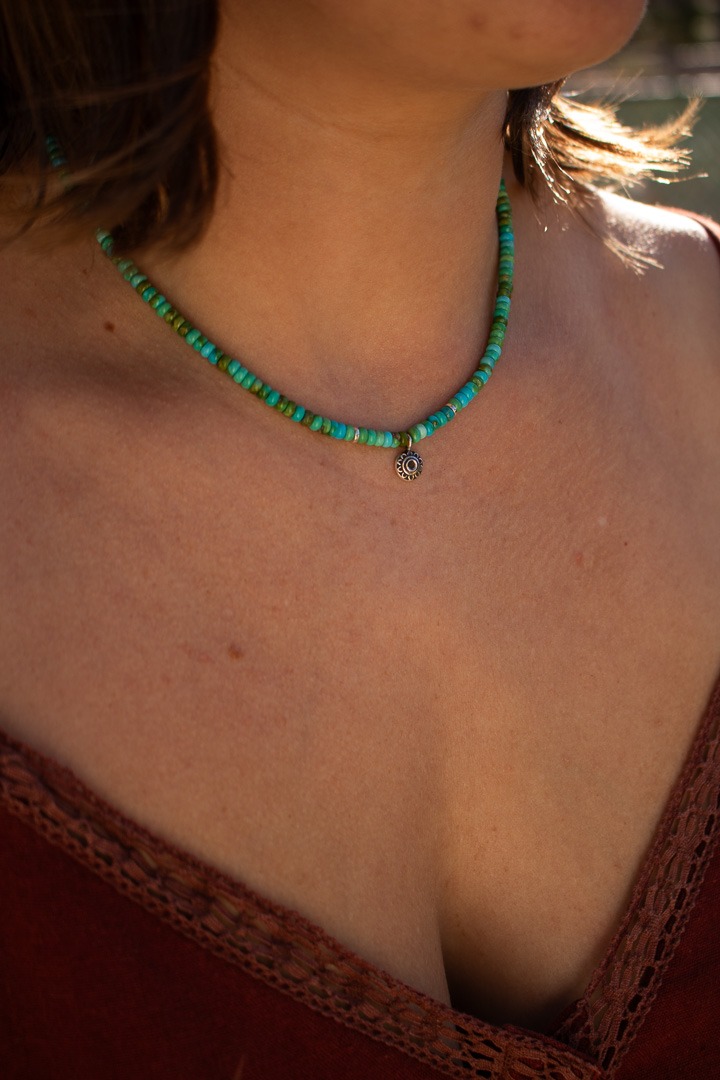 Sonoran Mnt. Sun Charm Necklace - Image 2