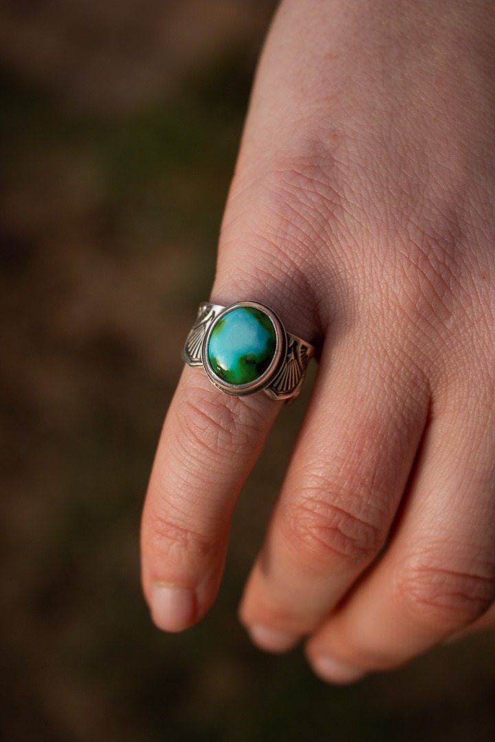 Turquoise Temple Ring #1 - Image 2