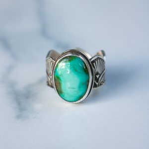 Turquoise Temple Ring #4