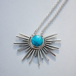 Turquoise Sunburst #1
