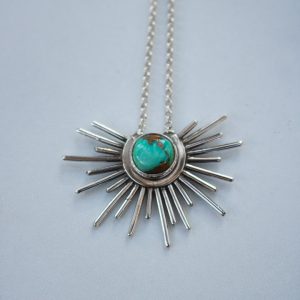 Turquoise Sunburst #4