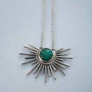 Turquoise Sunburst #5