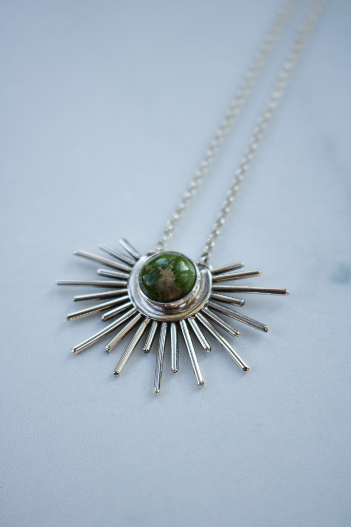 Turquoise Sunburst #7 - Image 2