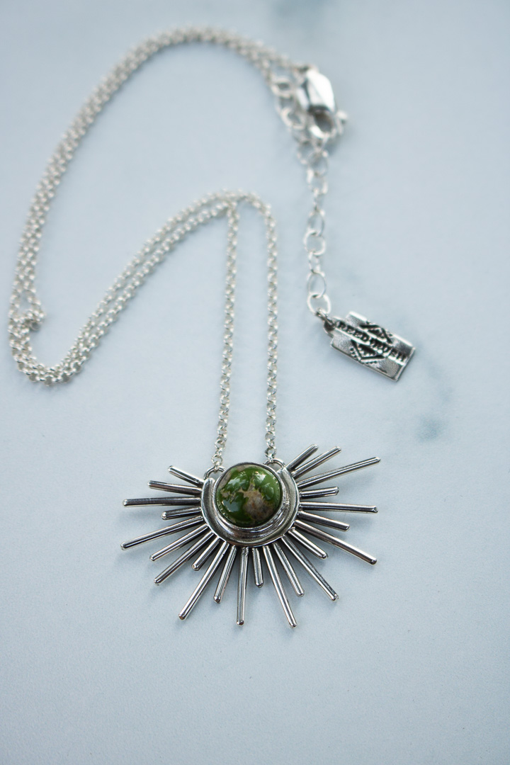 Turquoise Sunburst #7 - Image 3