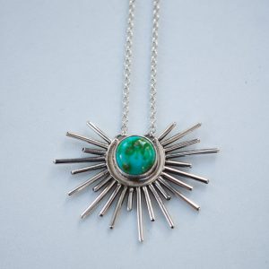 Turquoise Sunburst #8