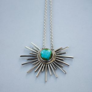 Turquoise Sunburst #9