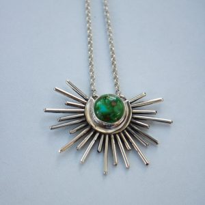Turquoise Sunburst #10