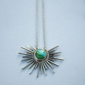 Turquoise Sunburst #12