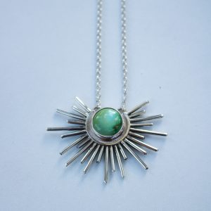 Turquoise Sunburst #13
