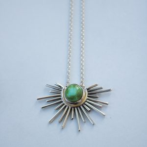 Turquoise Sunburst #15